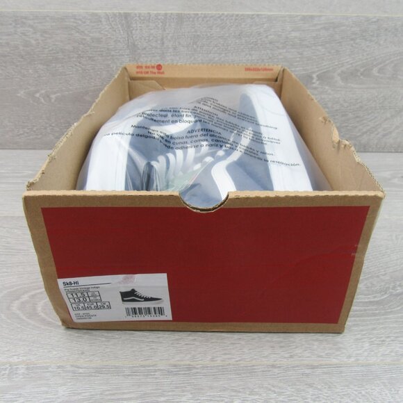 Vans Sk8-Hi Suede Sneakers Mens Size 11.5 Indigo Blue NEW - Picture 15 of 16